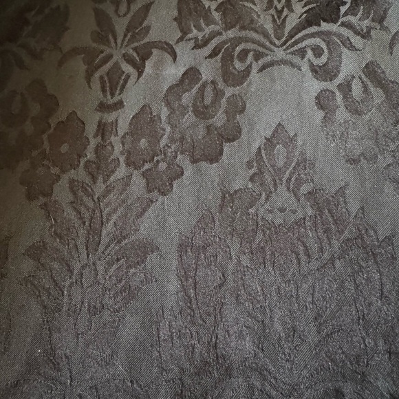 MIDNIGHT VELVET Black Jacquard Moto Jacket | Gothic Luxe Biker Chic - Medium - Picture 16 of 17